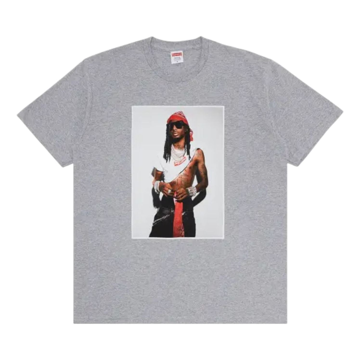Supreme Playboi Carti T-Shirt 'Heather Grey' FW25T50-HEATHER-GREY