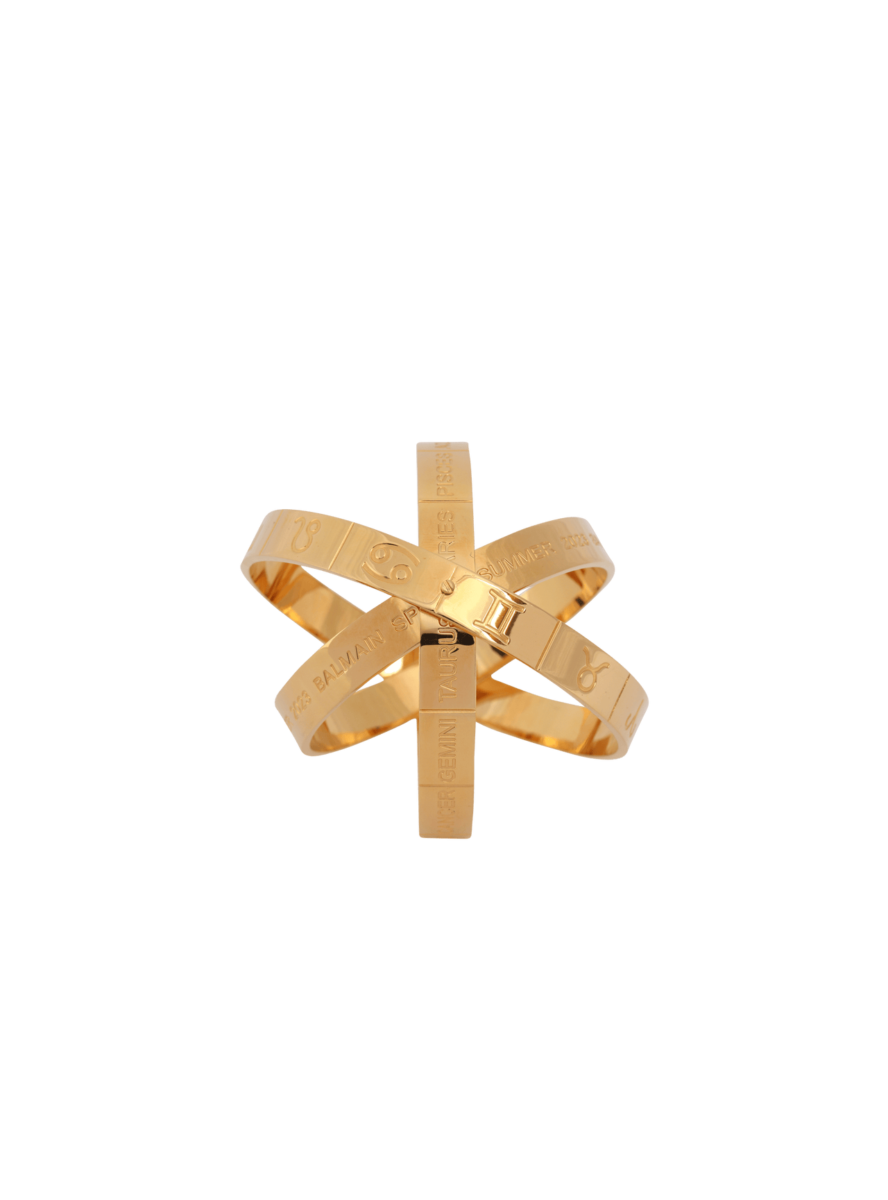 Balmain Women's Zodiac Bracelet-Engraved Brass