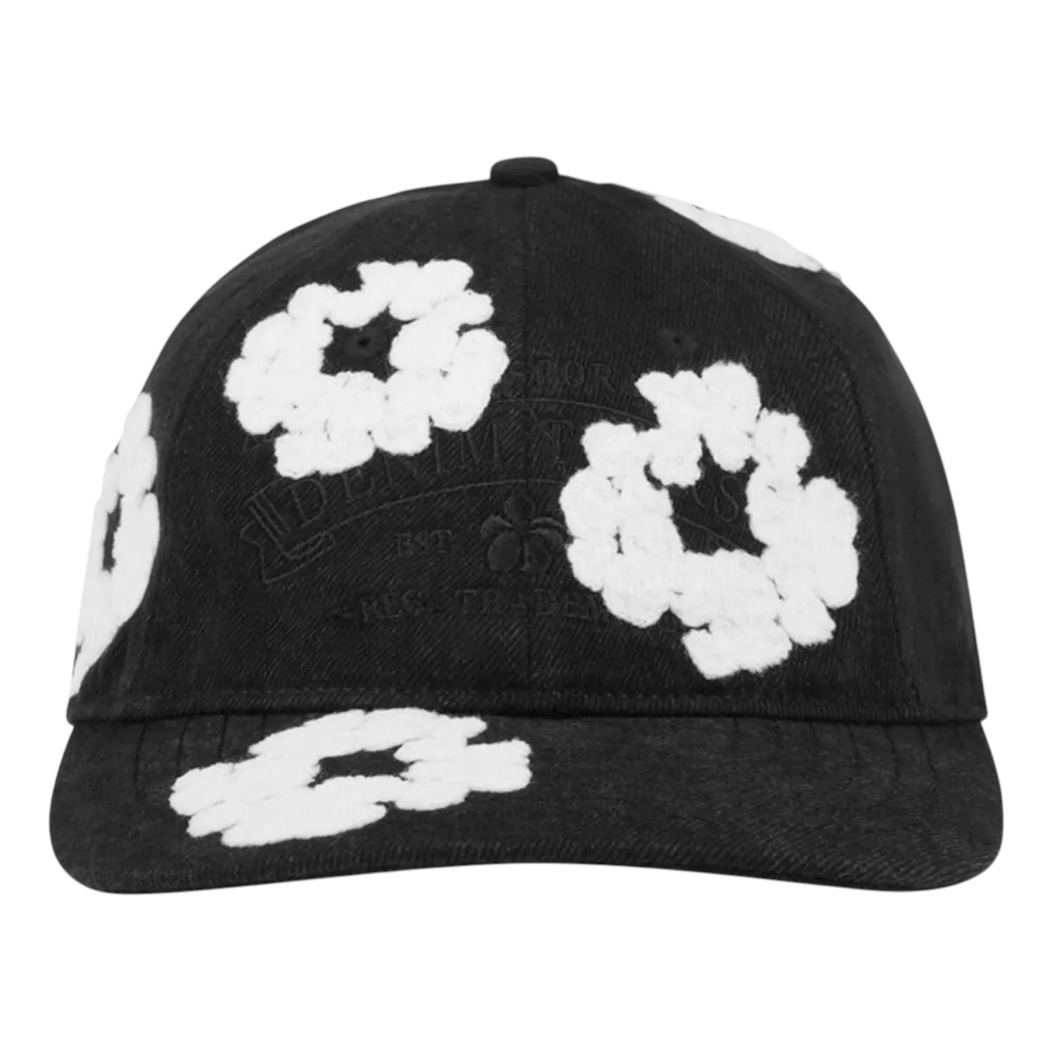 Denim Tears Denim Cotton Wreath Cap 'Black' SS25ABC0121908