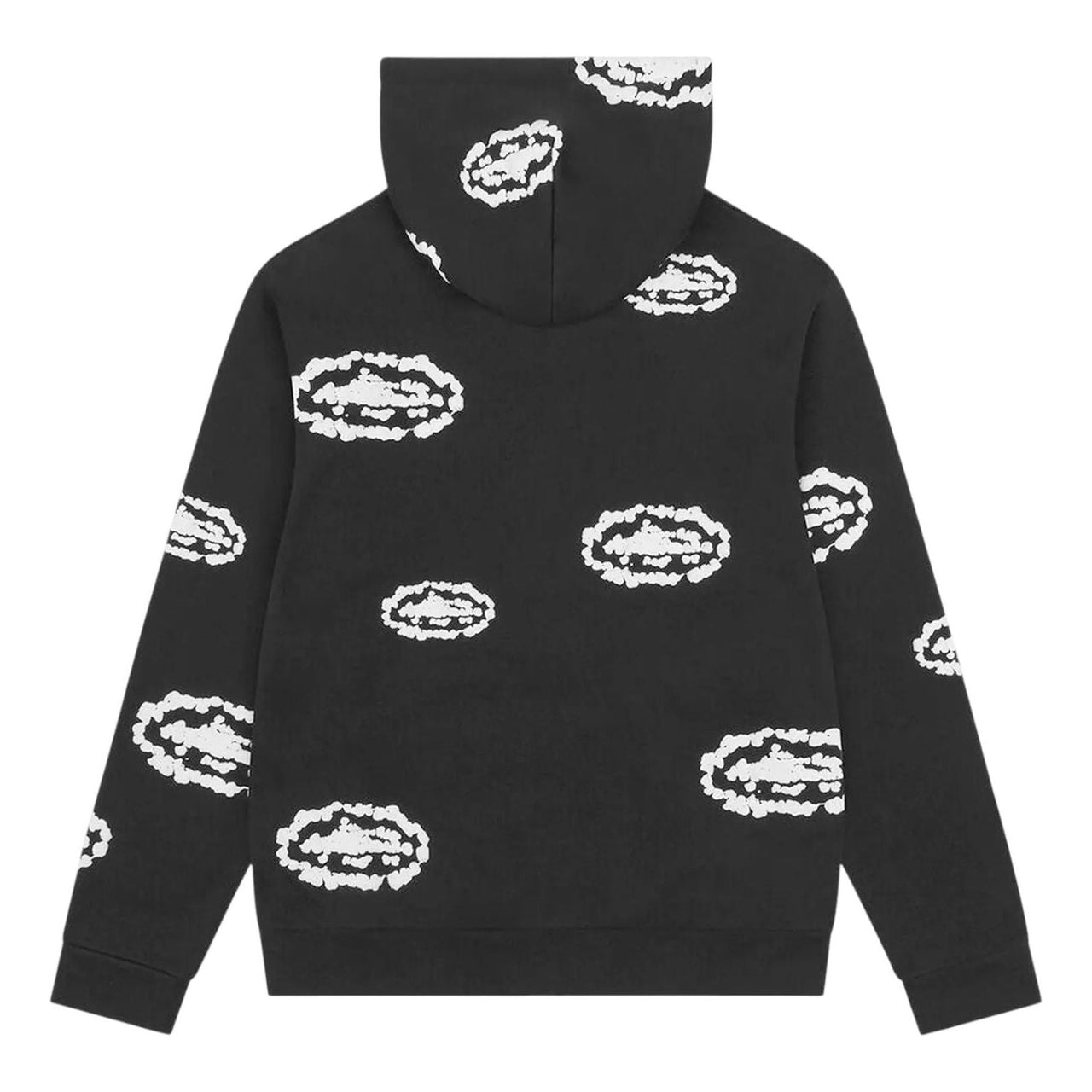 Denim Tears x Corteiz Cotton Wreath Zip Hoodie 'Black' 05650-1FW2504DTXCCW-BLAC