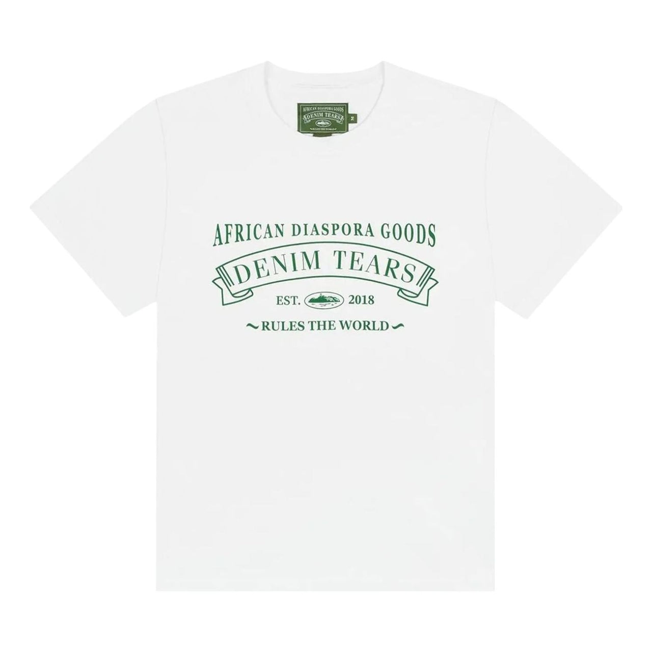 Denim Tears x Corteiz ADG T-Shirt 'White' 05650-1FW2504DTXCAT-WHIT