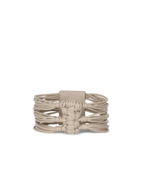 Balmain Women's Coin Belt 12Cm-Braided Synthetic Lth