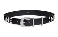 CELINE Leather Belts Men Black