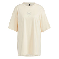 (WMNS) adidas T-Shirt Asia Sizing 'Beige' HZ7052