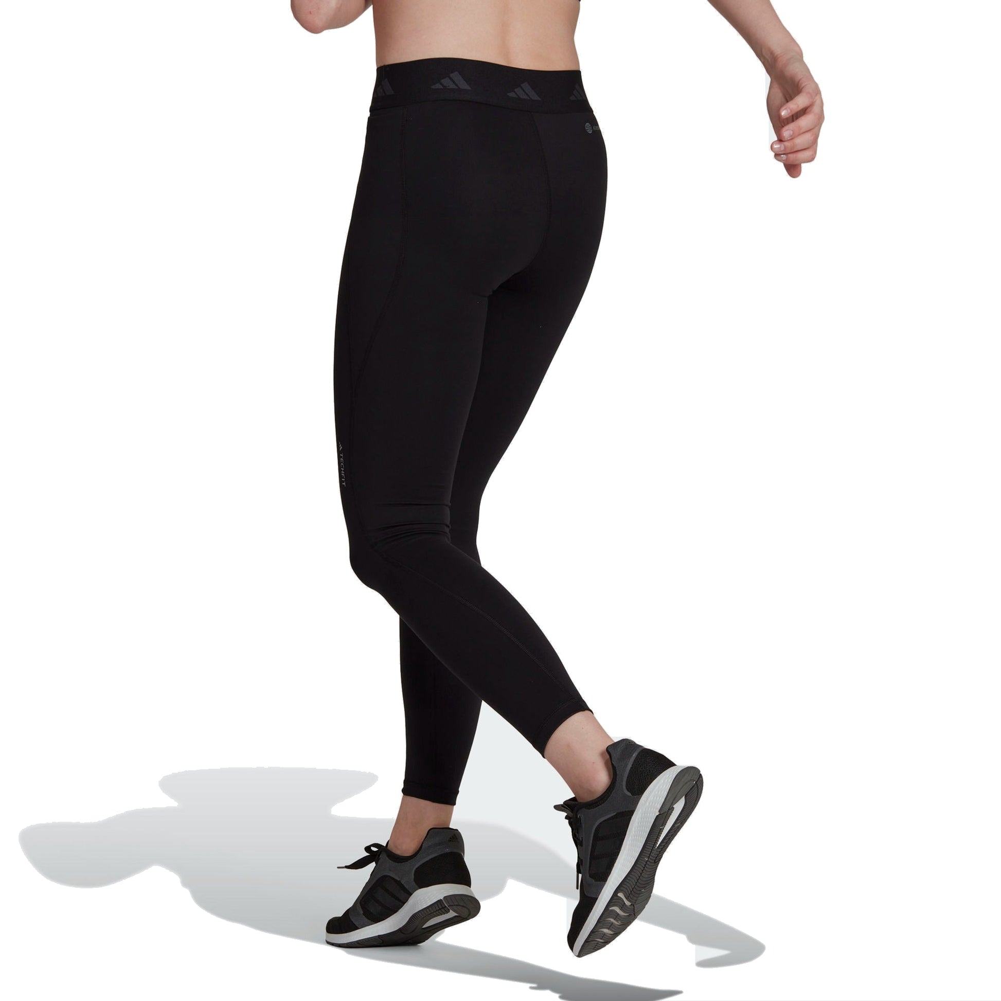 (WMNS) adidas Techfit Brushed Full-Length Leggings Asia Sizing 'Black' HS8757