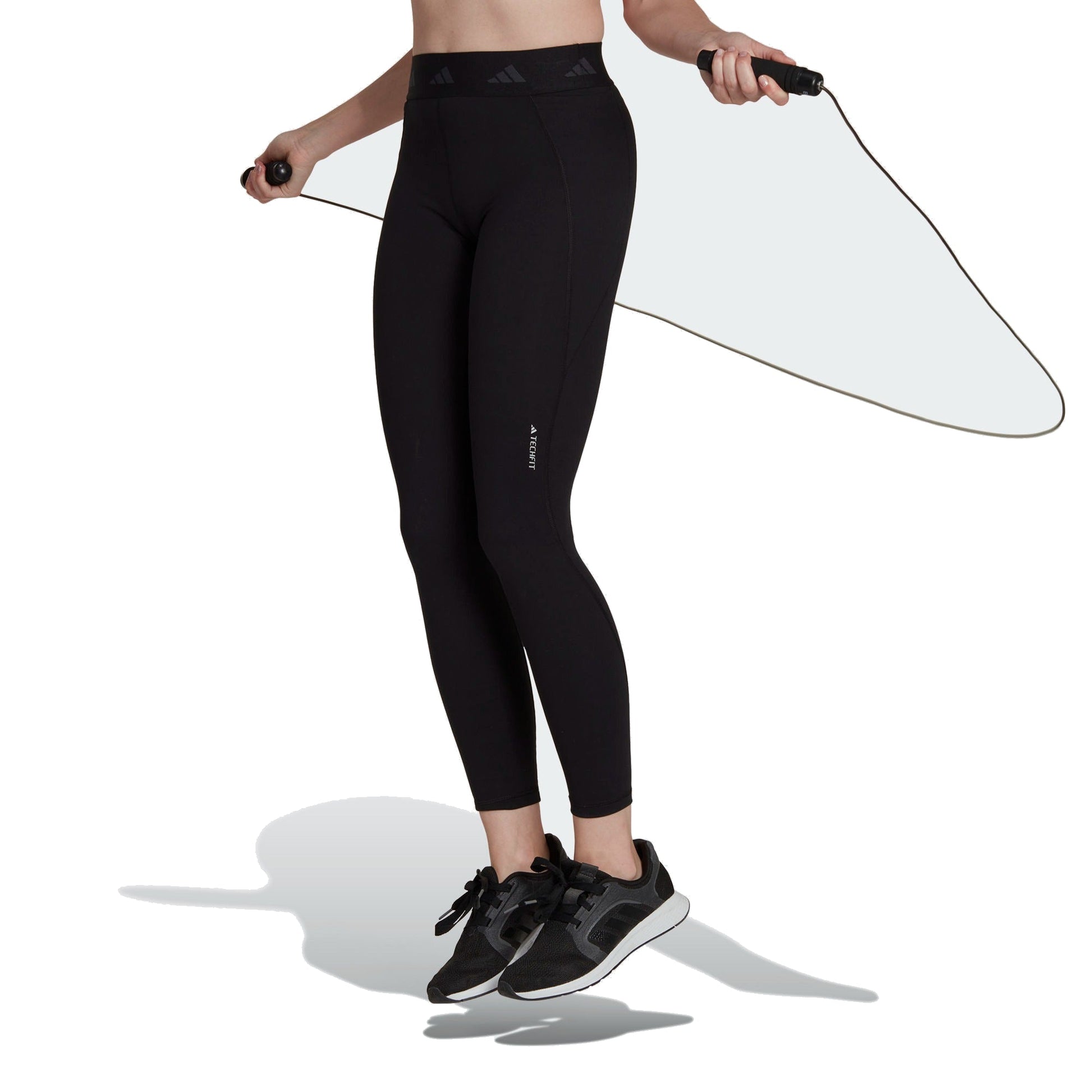 (WMNS) adidas Techfit Brushed Full-Length Leggings Asia Sizing 'Black' HS8757