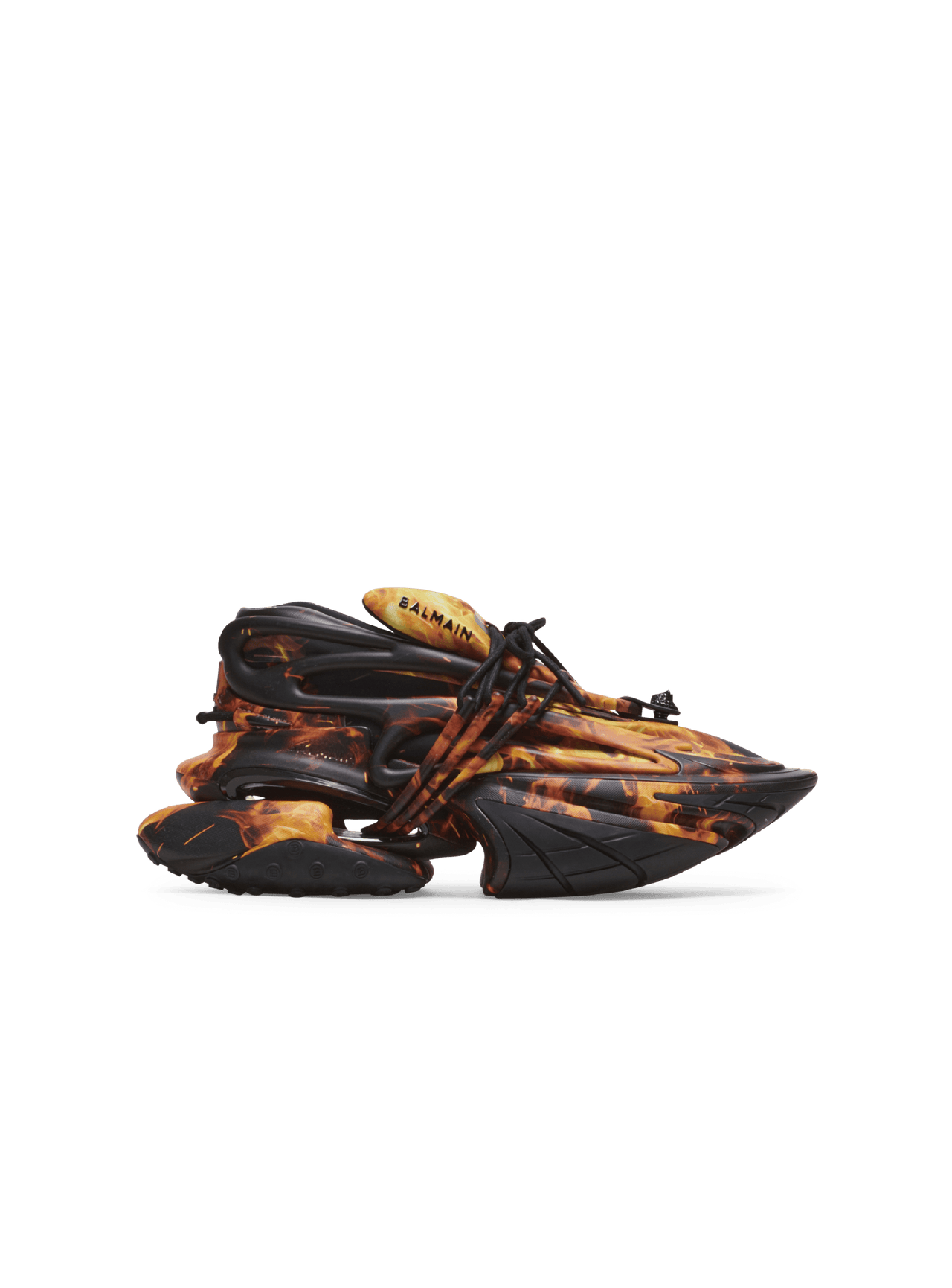 Balmain Men's Unicorn-Printed Neoprene&calfskin