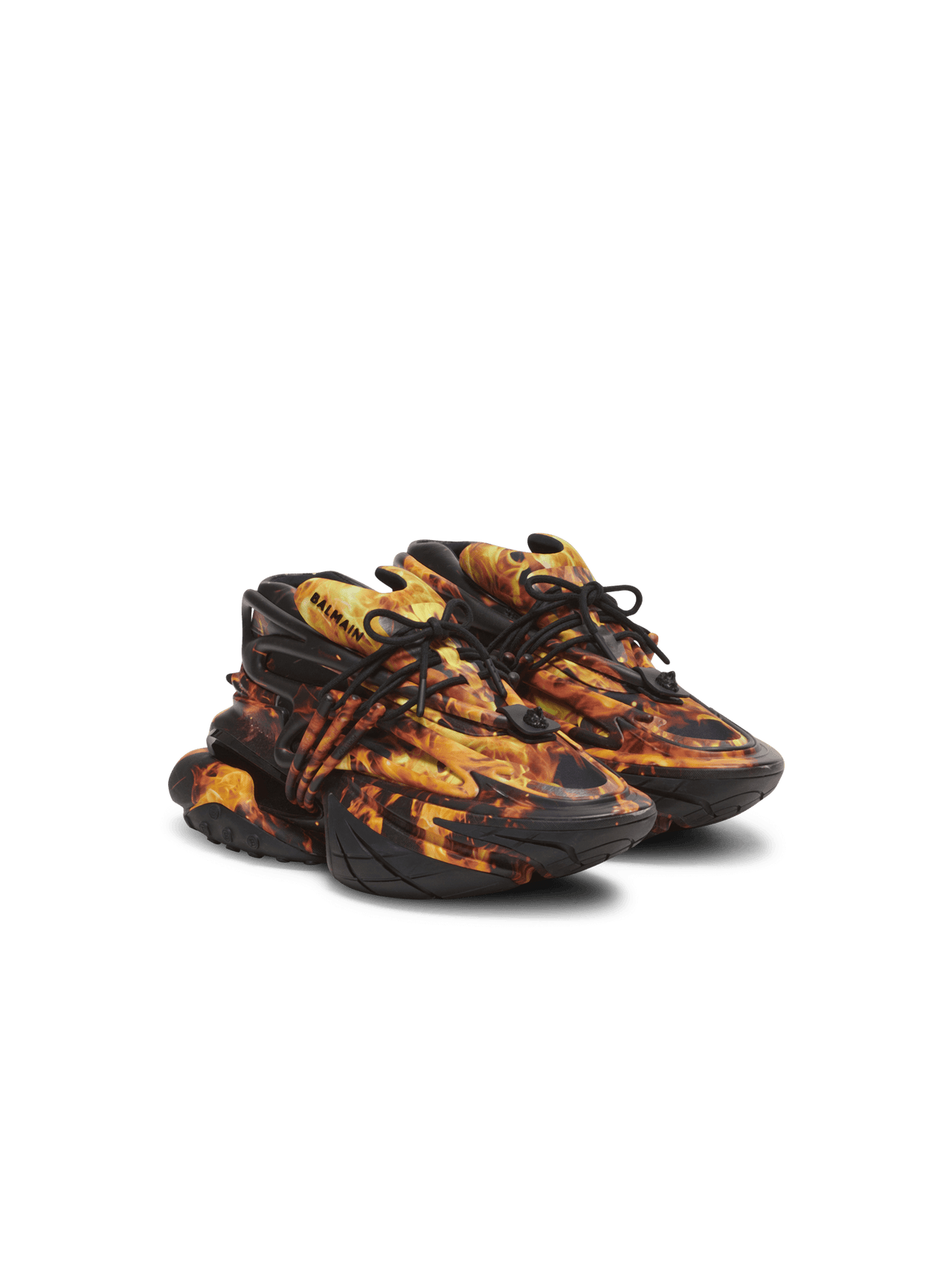 Balmain Men's Unicorn-Printed Neoprene&calfskin