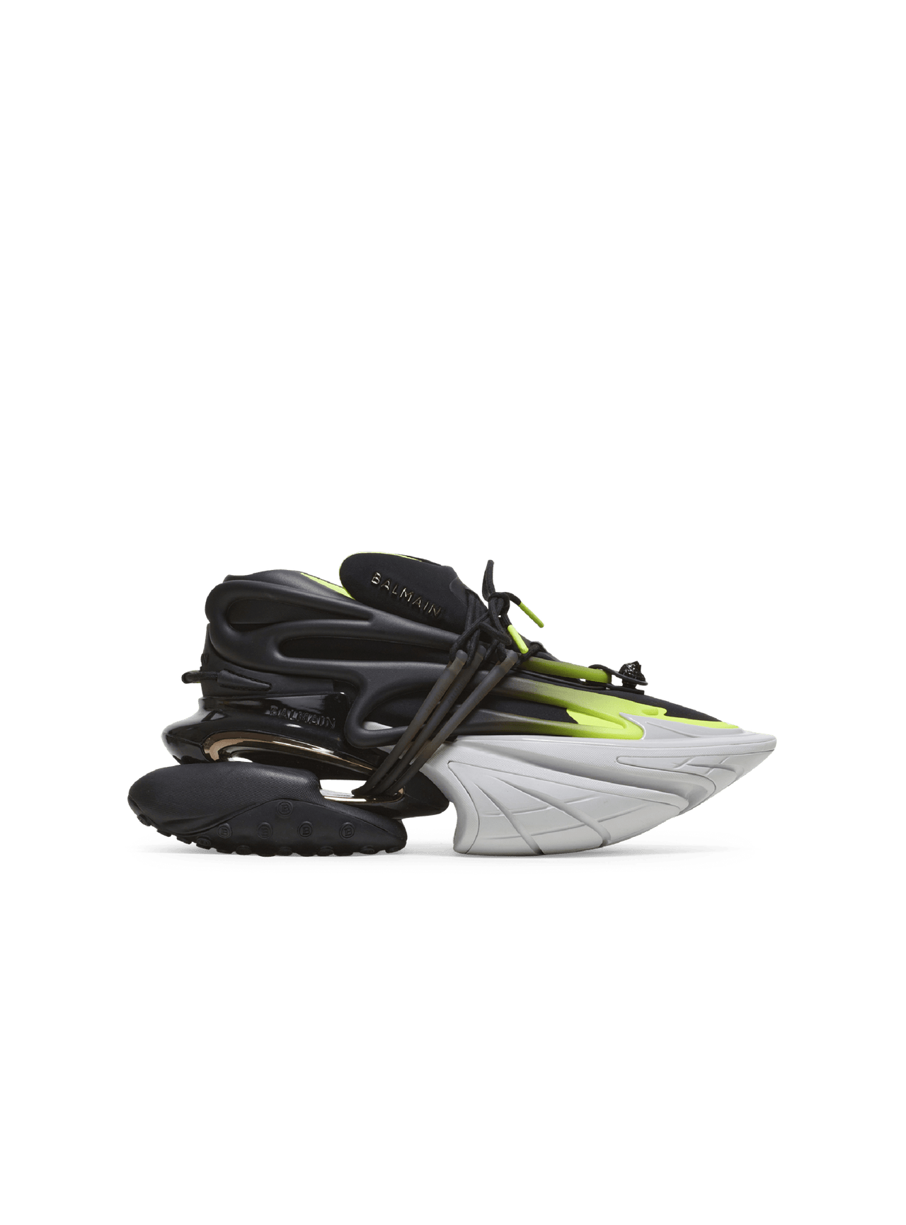 Balmain Men's Unicorn-Neoprene&calfskin