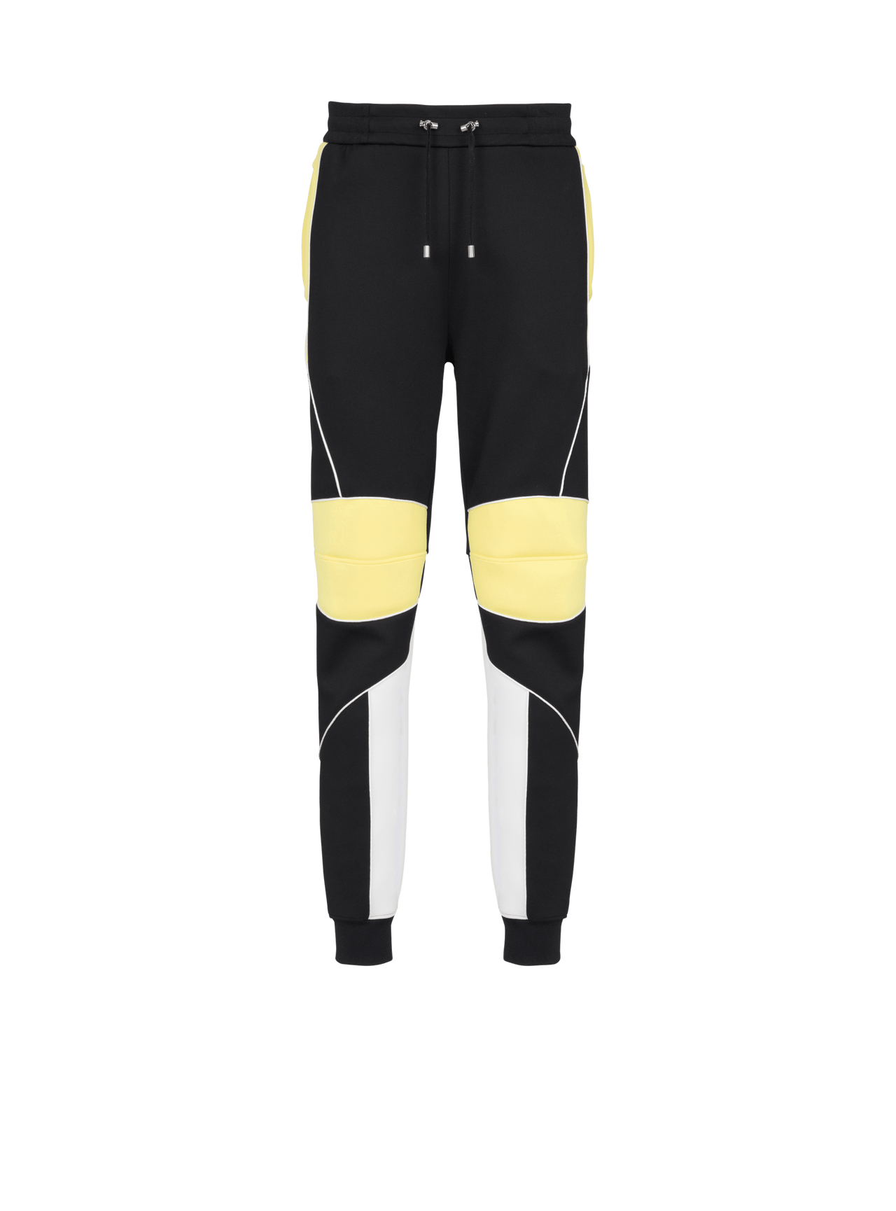 Balmain Men's Neoprene Multicut Sweatpants