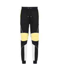 Balmain Men's Neoprene Multicut Sweatpants