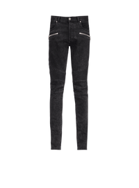 Balmain Men's Ribbed Slim Jeans-Vintage Used