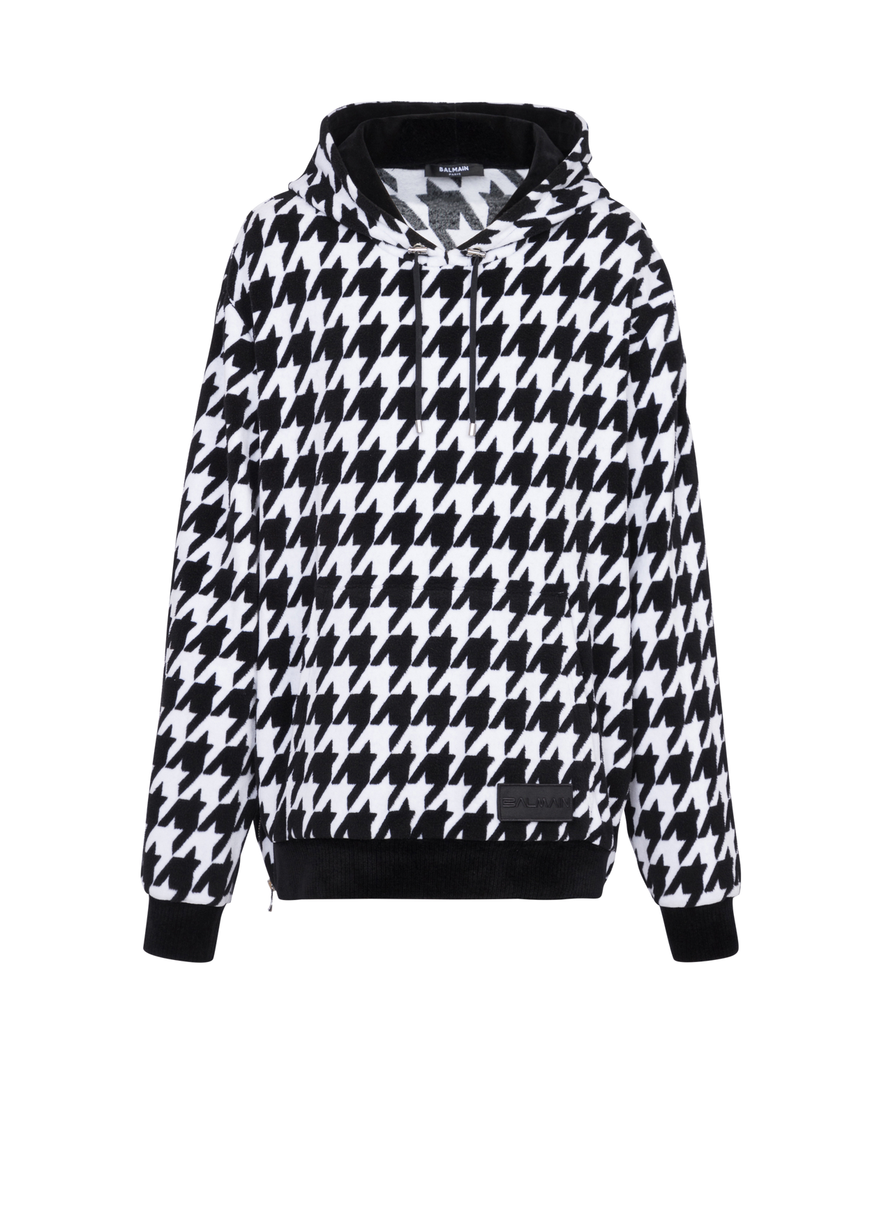 Balmain Men's Houndstooth Hoodie