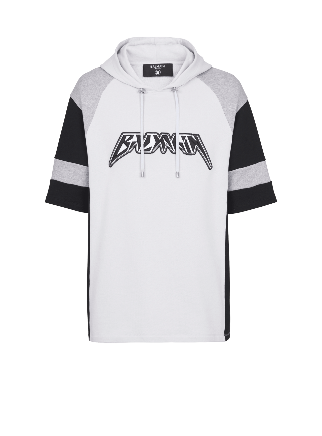 Balmain Men's Multicut Balmain Motor Ss Hoodie