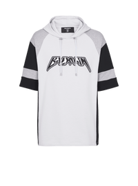 Balmain Men's Multicut Balmain Motor Ss Hoodie