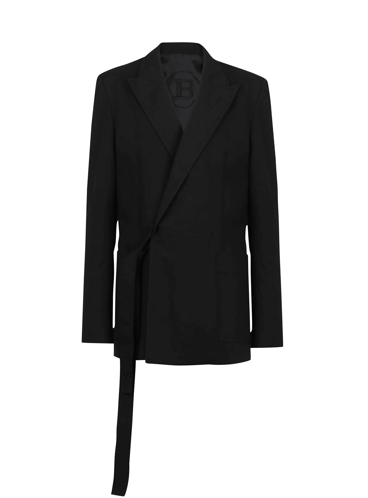 Balmain Men's Wrap Tied Cotton Jacket
