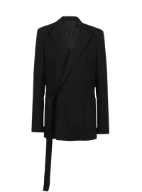 Balmain Men's Wrap Tied Cotton Jacket