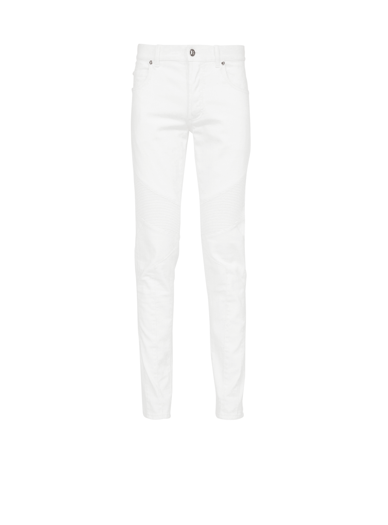 Balmain Men's Ribbed Tapered Multi-Cuts Jeans