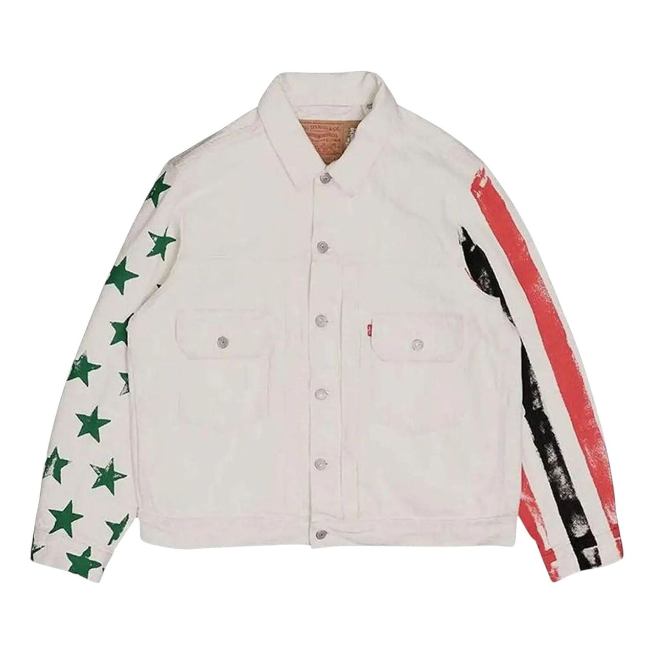 Denim Tears x CPFM 4th of July Denim Plant Jacket 'White' 802-903-59-WHIT