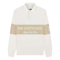 The North Face x Aimé Leon Dore Script Logo Rugby Long-Sleeve T-Shirt 'Pristine Safari' FW25CT002-PRIS
