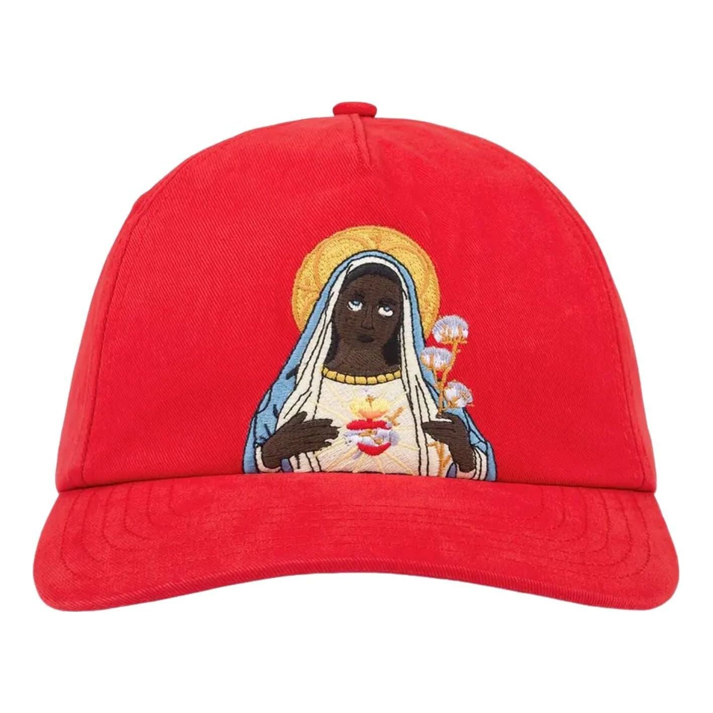 Denim Tears Black Mary Cap 'Red' SS25ATR0411862