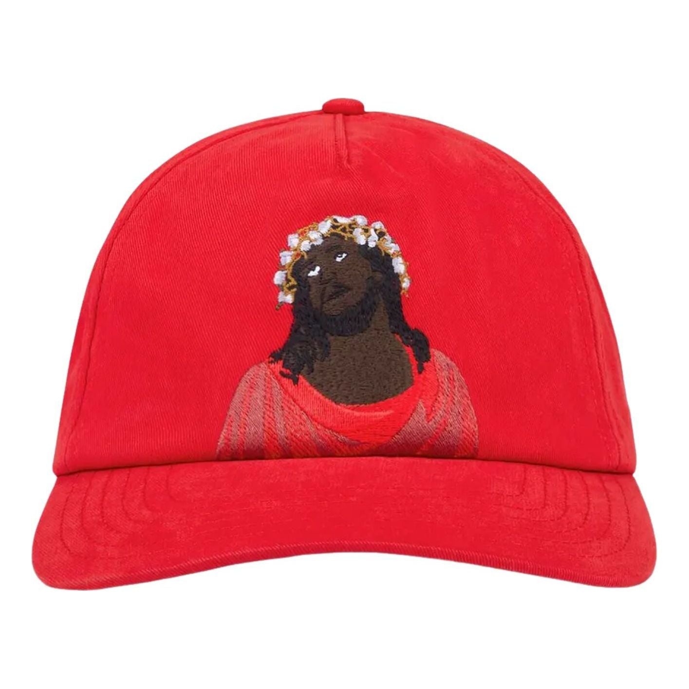 Denim Tears Black Jesus Cap 'Red' SS25ATR0401858
