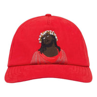 Denim Tears Black Jesus Cap 'Red' SS25ATR0401858