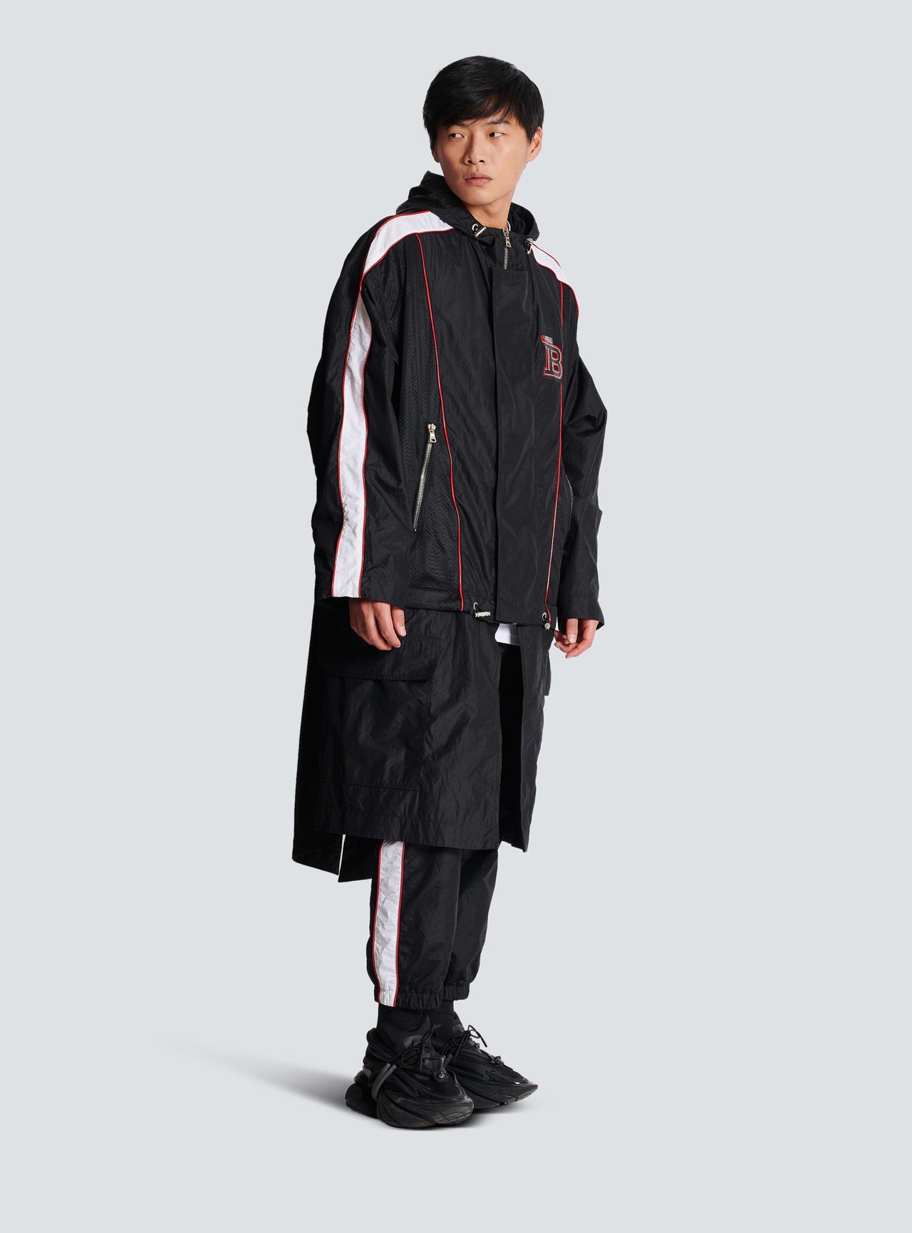 Balmain Men's  Balmain X Puma 2 In 1 Mid-Lenght Parka