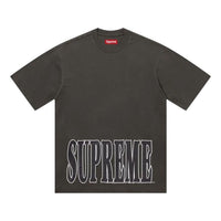 Supreme Cracked Stretch Short-Sleeve T-Shirt 'Black' FW25KN88-BLACK