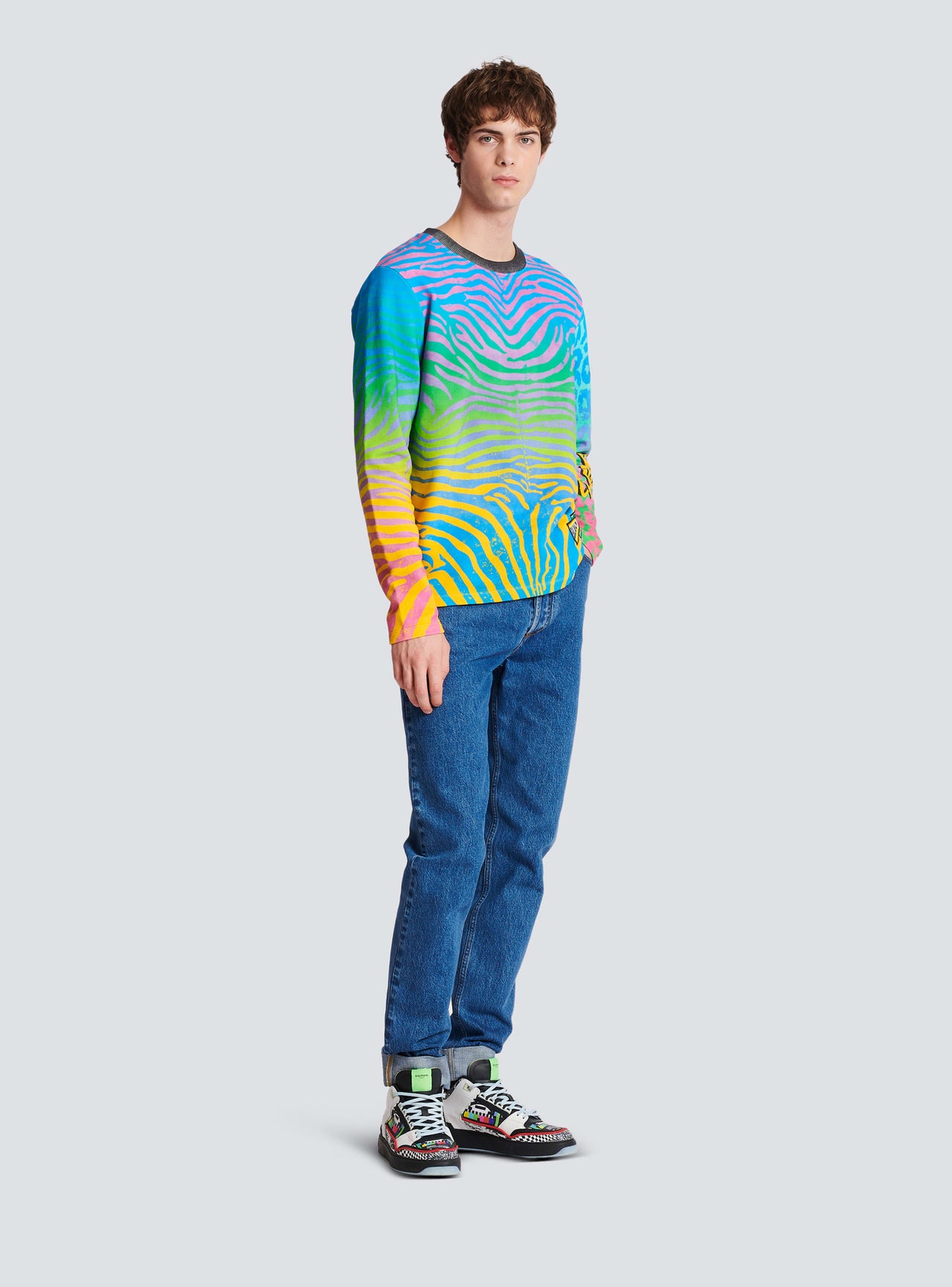 Balmain Men's Sweat Ml Classique