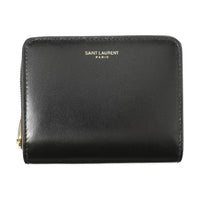 SAINT LAURENT Leather Wallet Women's Black