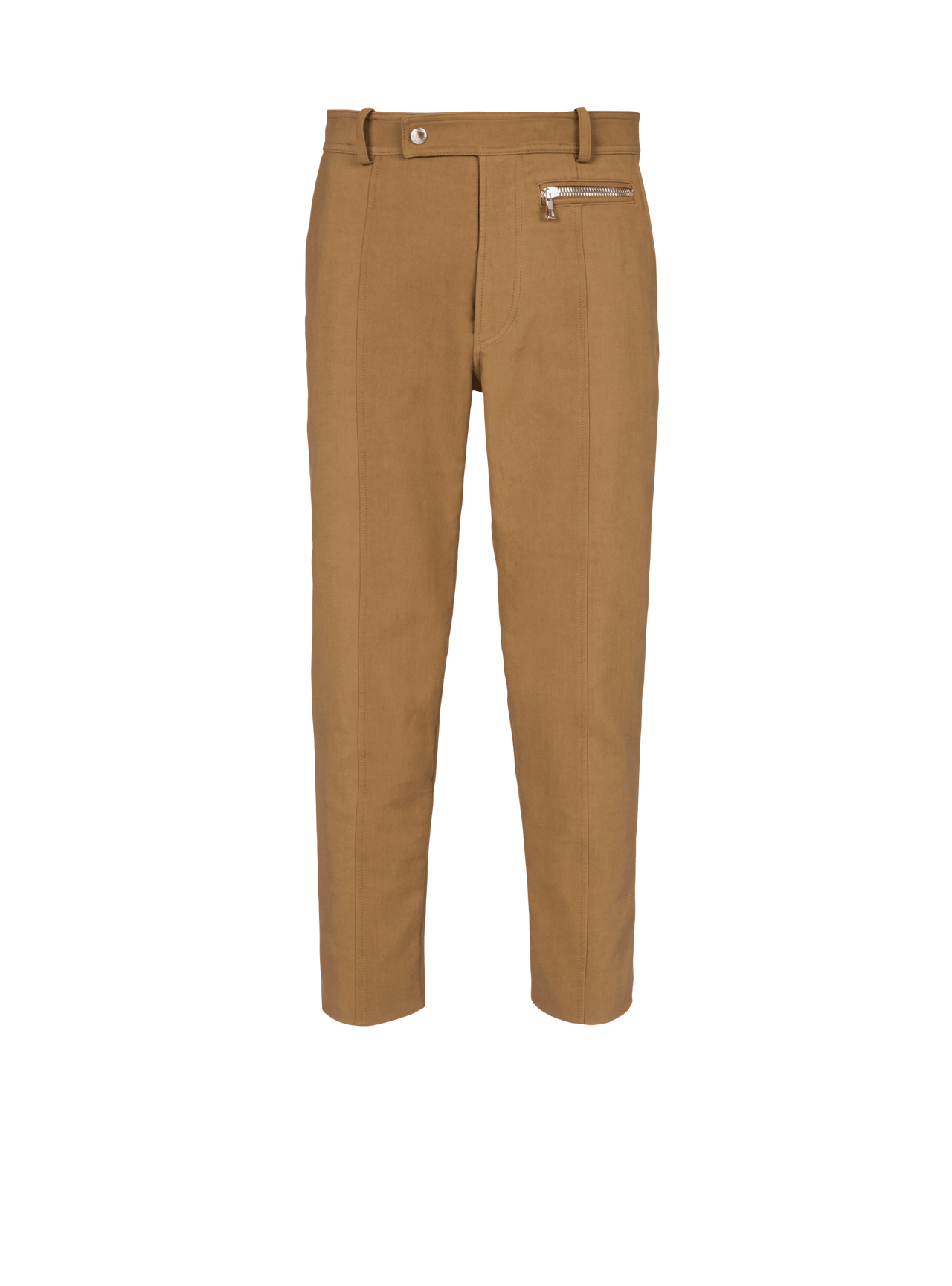 Balmain Men's Straight Technical Cotton Rider Pants