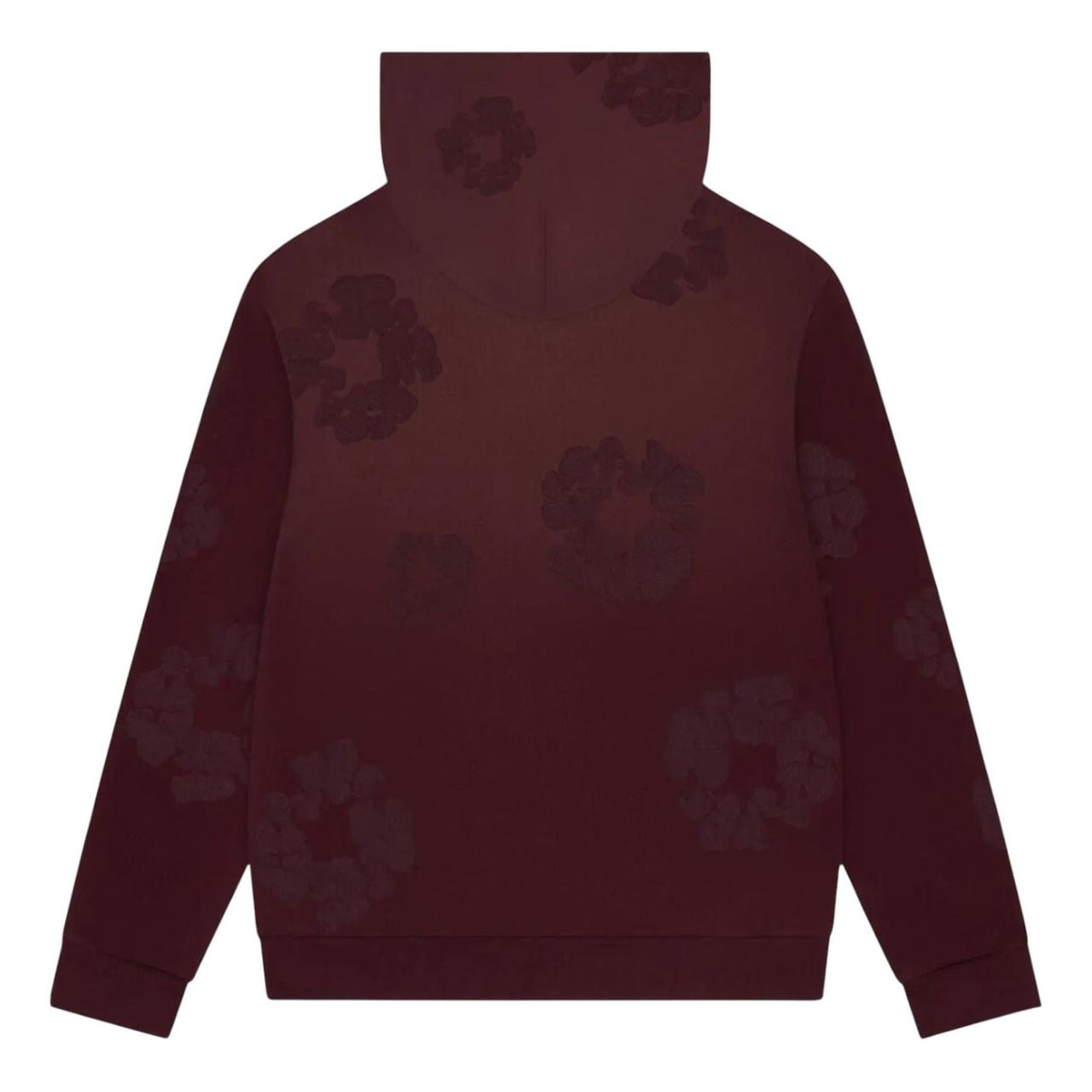 Denim Tears Faded Mono Wreath Hoodie 'Beet Root' FW25THD6512322