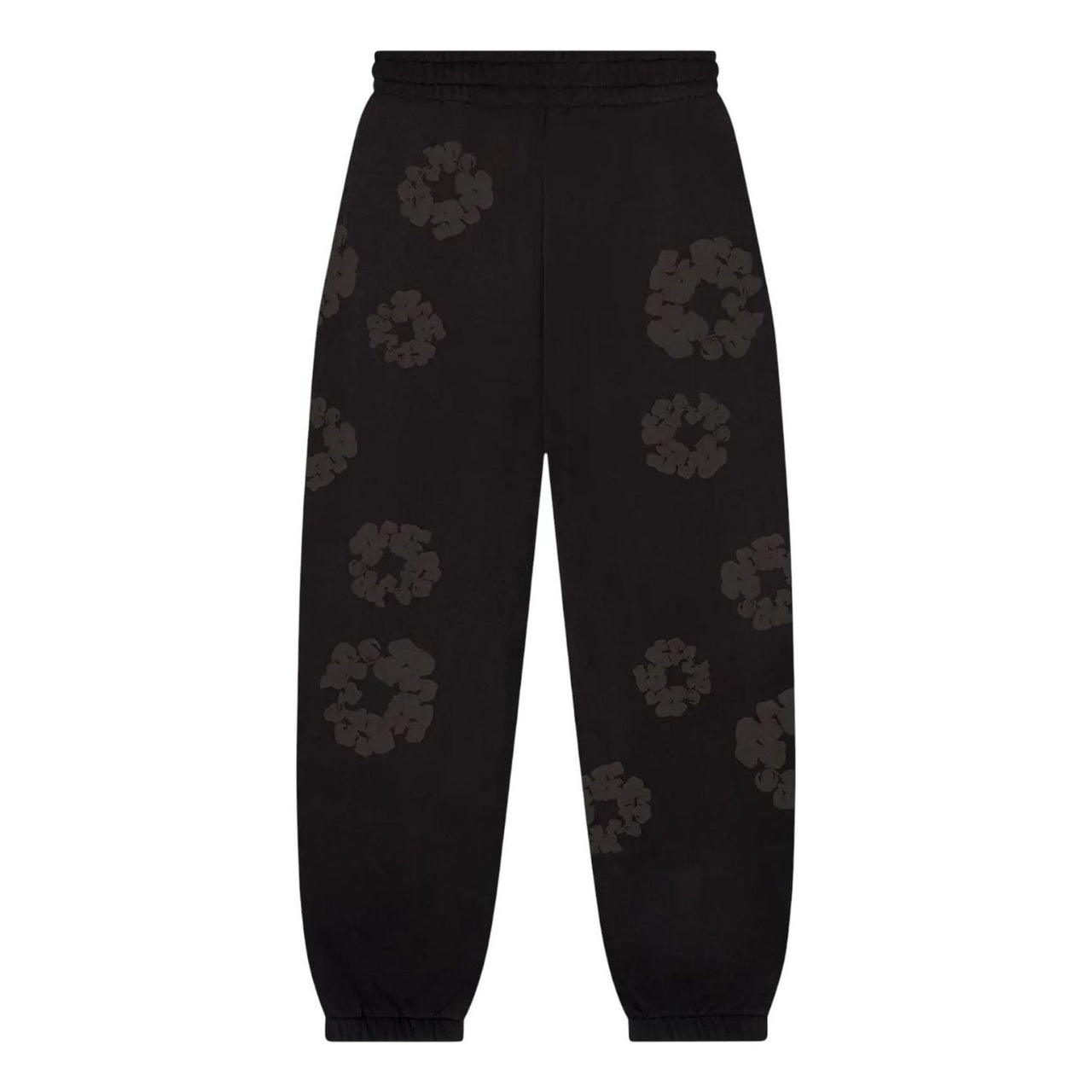 Denim Tears Faded Mono Wreath Sweatpants 'Black' FW25BAS6532320