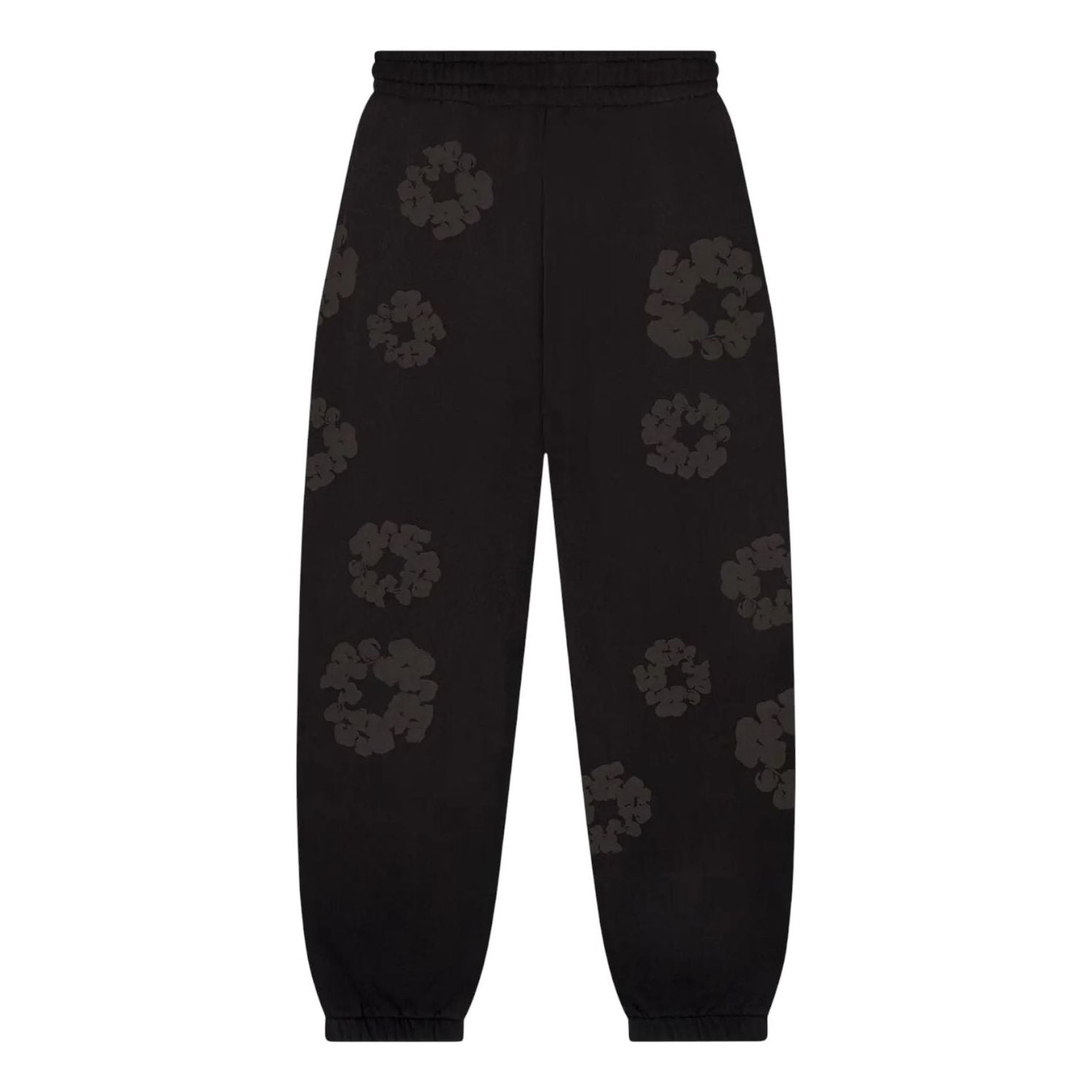 Denim Tears Faded Mono Wreath Sweatpants 'Black' FW25BAS6532320