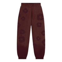 Denim Tears Faded Mono Cotton Wreath Sweatpants 'Beet Root' FW25BAS6532319