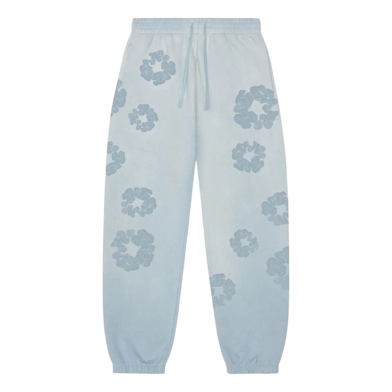 Denim Tears Faded Mono Cotton Wreath Sweatpants 'Light Blue' FW25BAS6532321