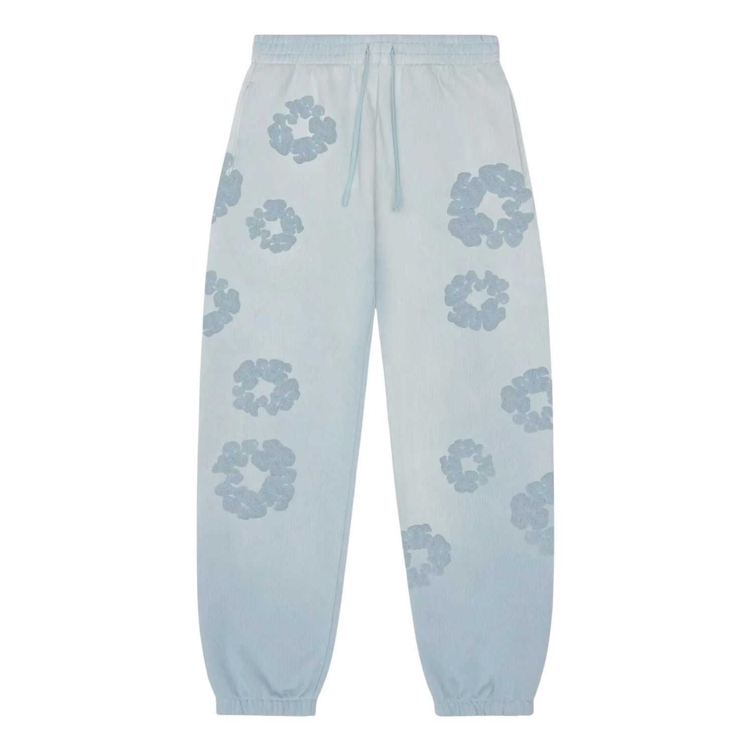 Denim Tears Faded Mono Cotton Wreath Sweatpants 'Light Blue' FW25BAS6532321