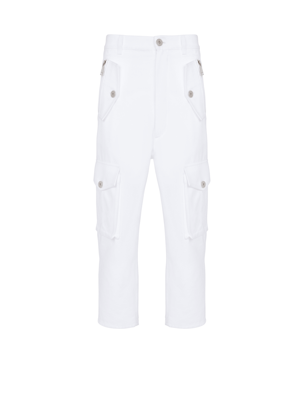 Balmain Men's Cotton Loose Cargo Pants