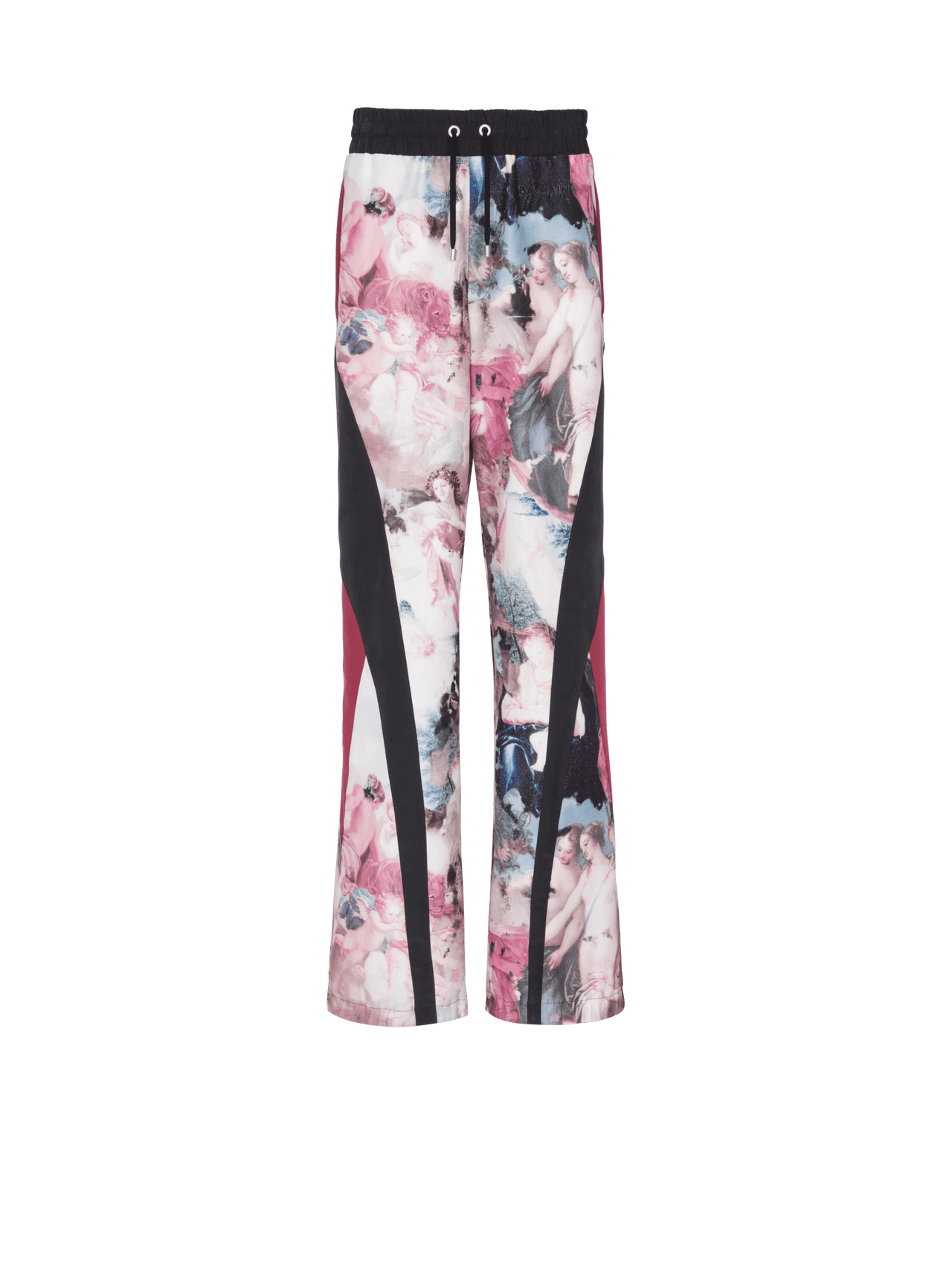 Balmain Men's Multicut Pastel Printed Nylon Sweatpants