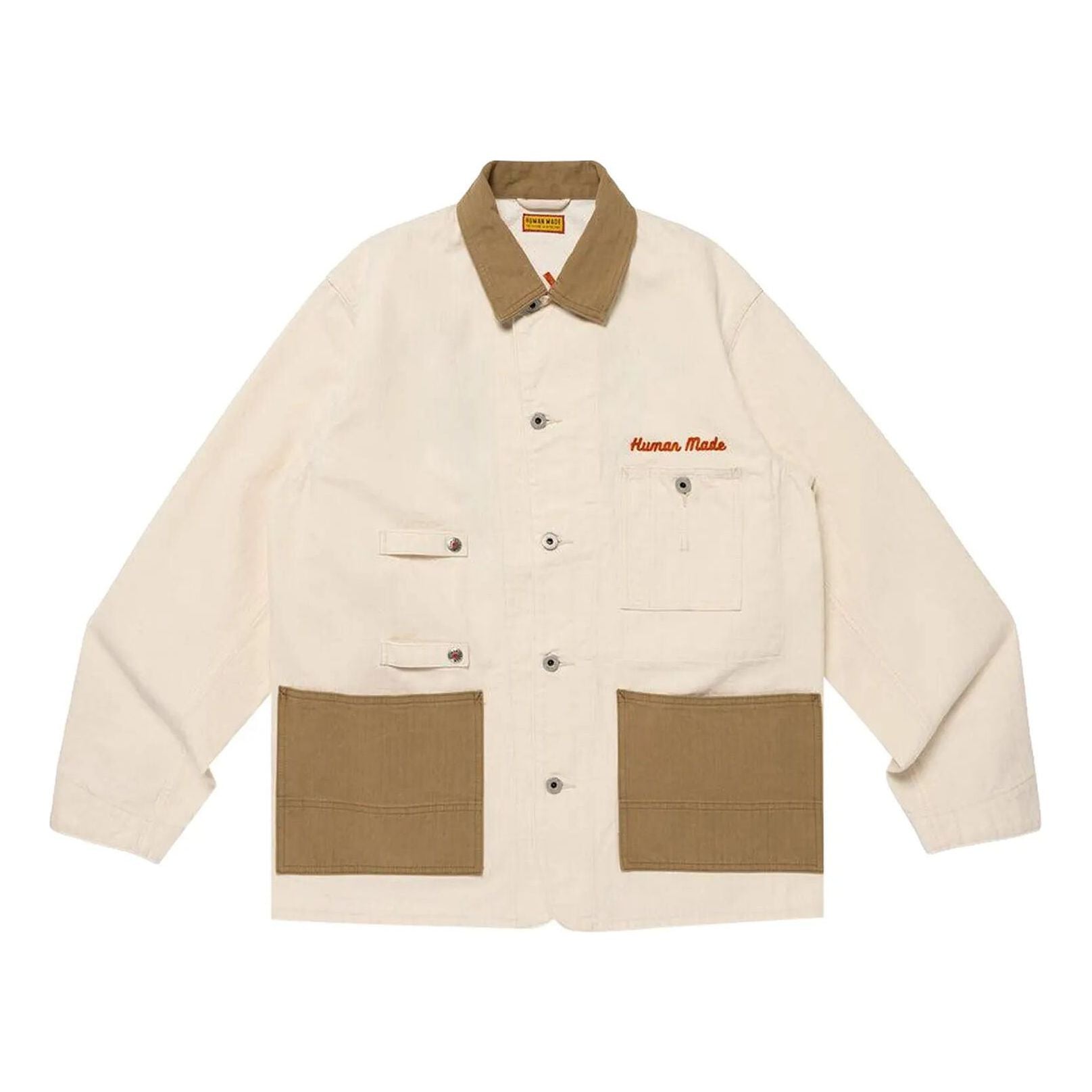 HUMAN MADE x Pokemon Made Coverall Jacket 'White' XX30JK003-WHIT