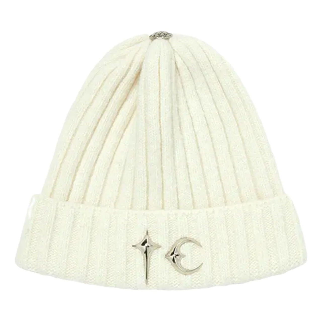 Thug Club TC Emblem Basic Beanie 'White' TC24AC1601