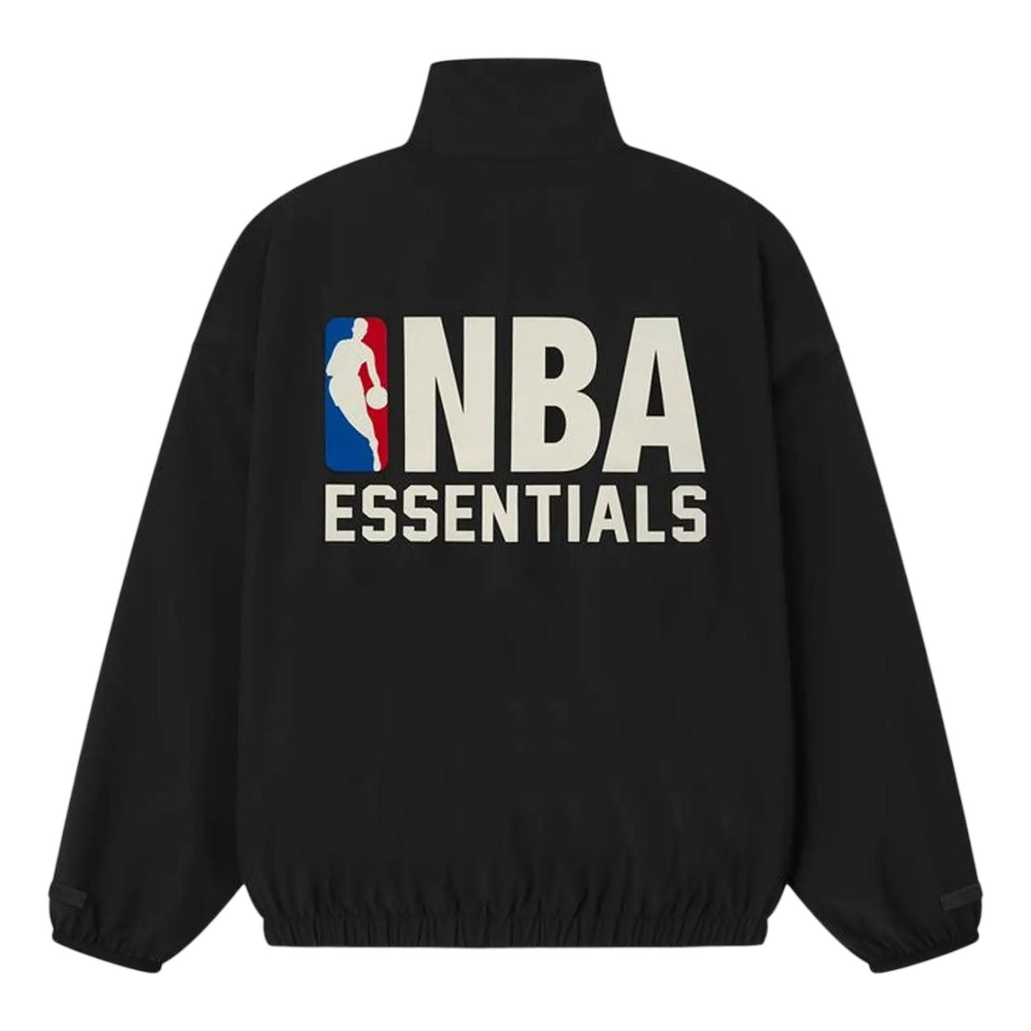 Fear of God Essentials Nylon NBA 1/2 Zip Track Jacket 'Black' 202NB258001F-XXL
