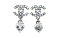 CHANEL Earrings Women's Silver