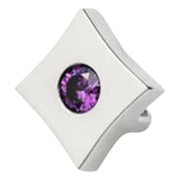 PECORA Quadrad Shoes Jewelry 'Silver' PCR-004SV