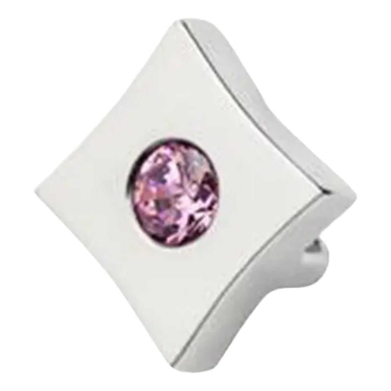 PECORA Quadrad Shoes Jewelry 'Silver' PCR-004SP