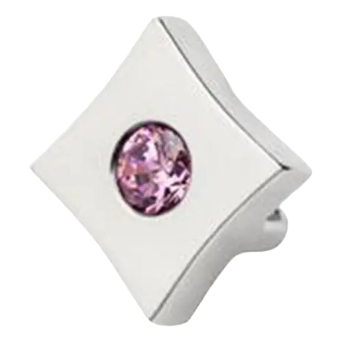 PECORA Quadrad Shoes Jewelry 'Silver' PCR-004SP