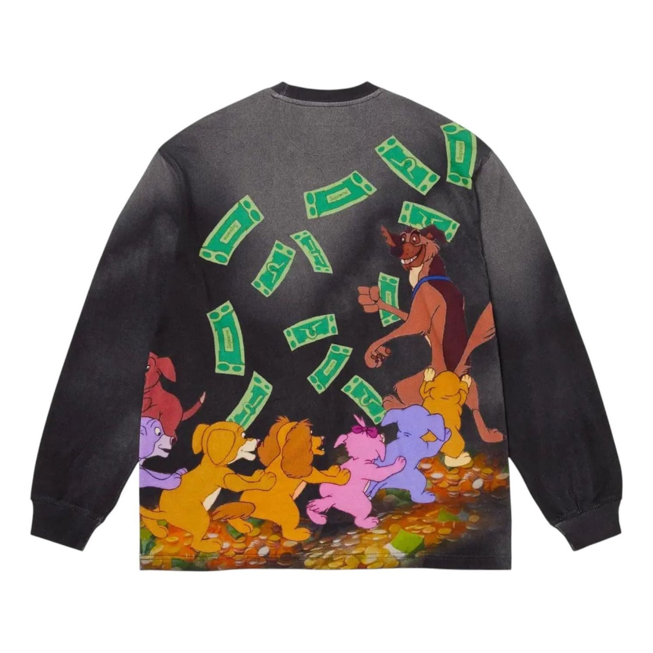 Supreme All Dogs Go To Heaven Long-Sleeve T-Shirt 'Night' FW25KN99-NIGHT