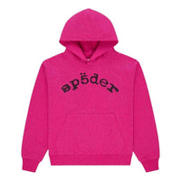 Sp5der Webstone Aop Rhinestone Hoodie 'Pink' ST025FW25PNK