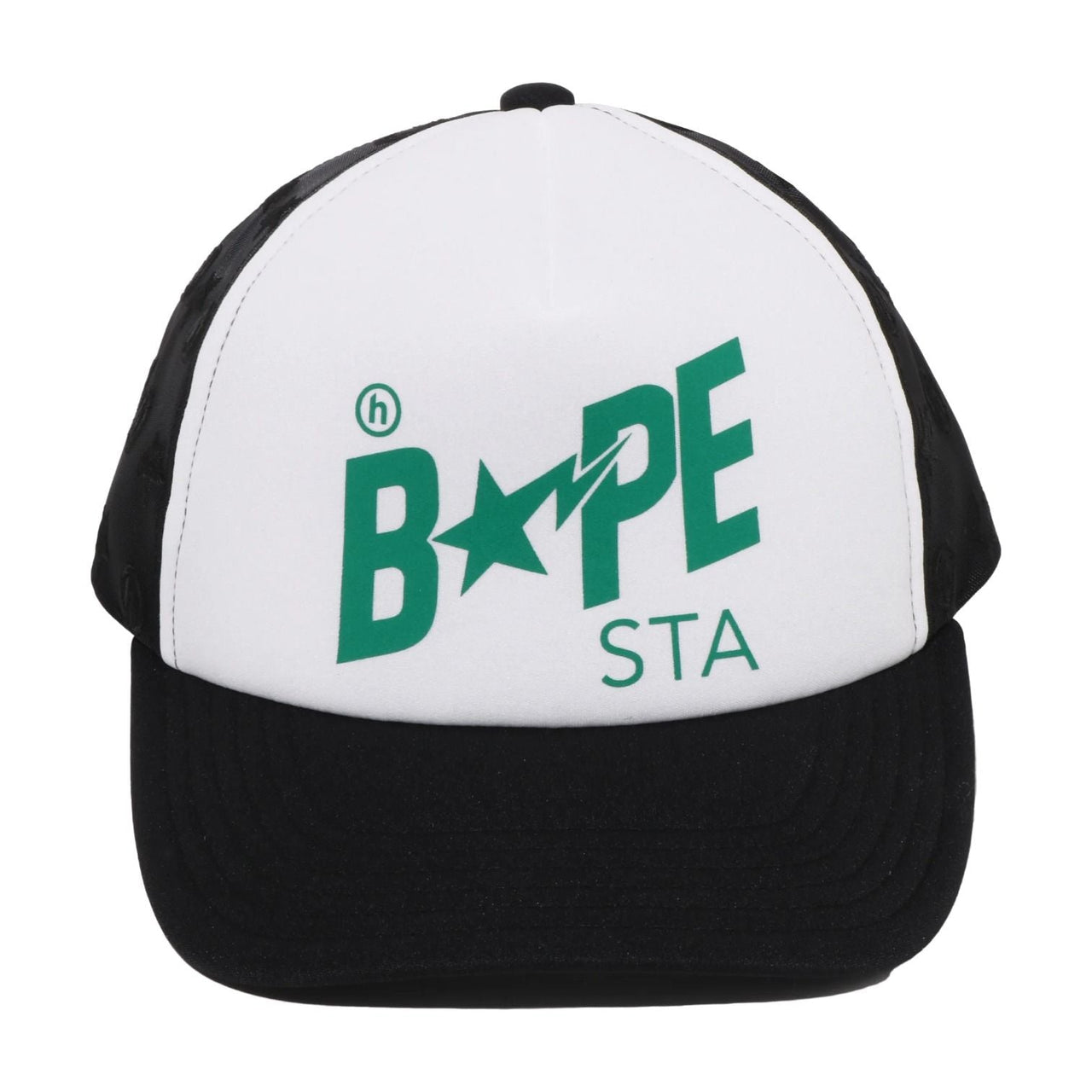 A Bathing Ape x Hidden NY STA Trucker Hat 'Black White' 1M23-180-901